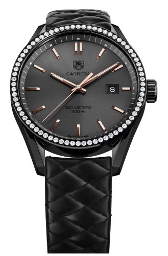 TAG Heuer Carrera Quartz 41 Titanium / Cara Delevingne Special Edition
